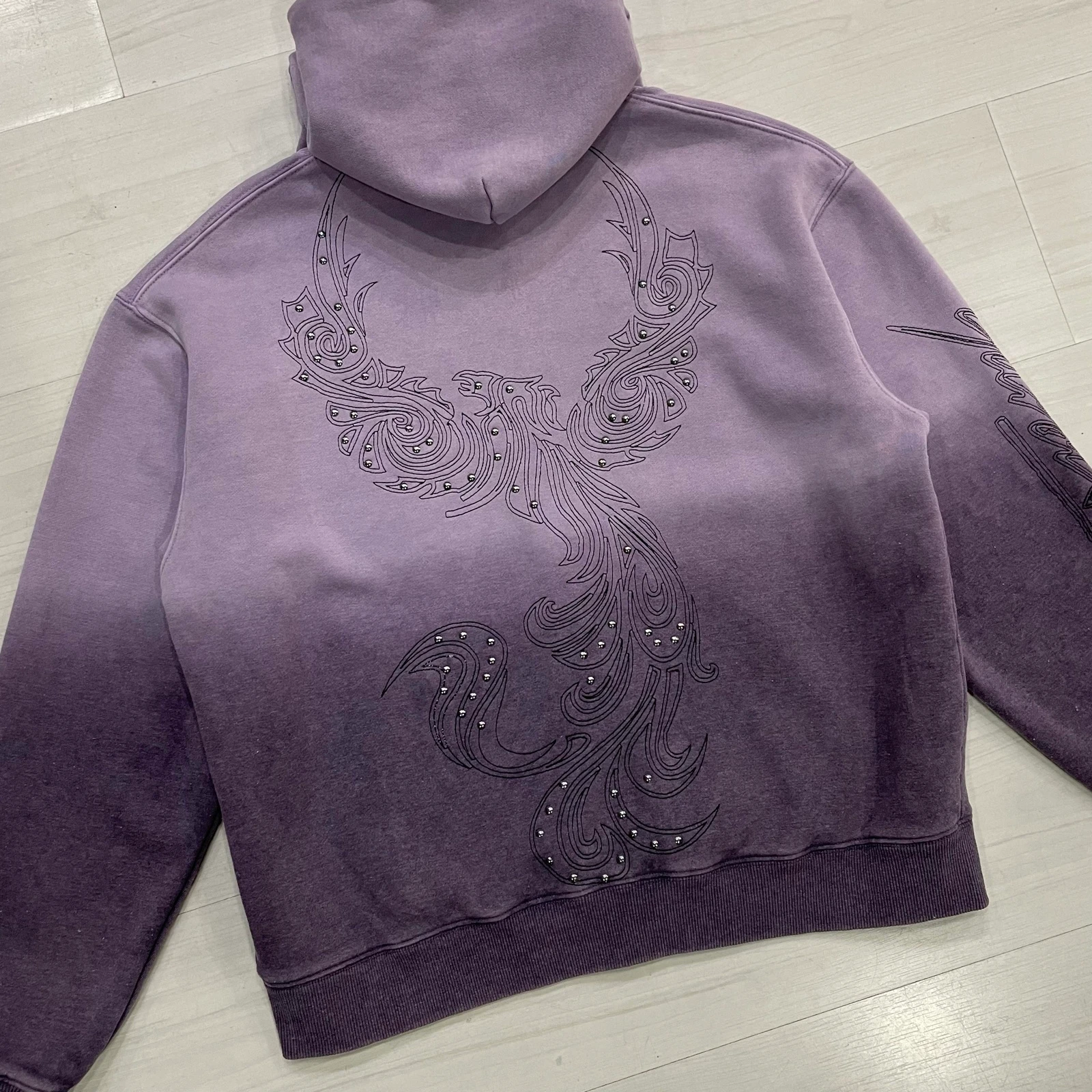 Yardsale - Ombre Zip Hoodie (Paars) – photo 4